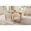 Ensemble de 4 chaises de salle à manger de style moderne avec structure en bois d'hévéa et tissu beige, capacité de 225 lb, pour la salle à manger et l'espace de vie-71330072-71330073-71330079
