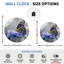 Horloge murale papillon en verre-234937528