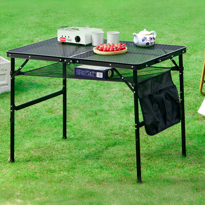 Burness 90cm Adjustable Folding Table