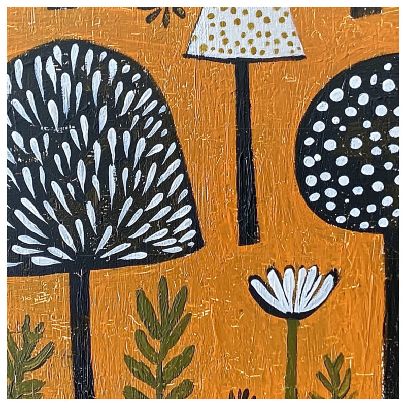 Housse de couette Mushroom Bedding Nature Boho, Lit simple