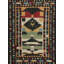Tapis éclectique Kilim 8 x 10 avec motifs géométriques complexes