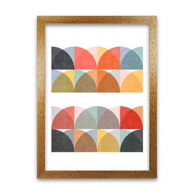Scandinavian Colourful Geometric Original 2 - Print