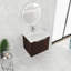 Armoire de salle de bain 24 po avec lavabo en résine