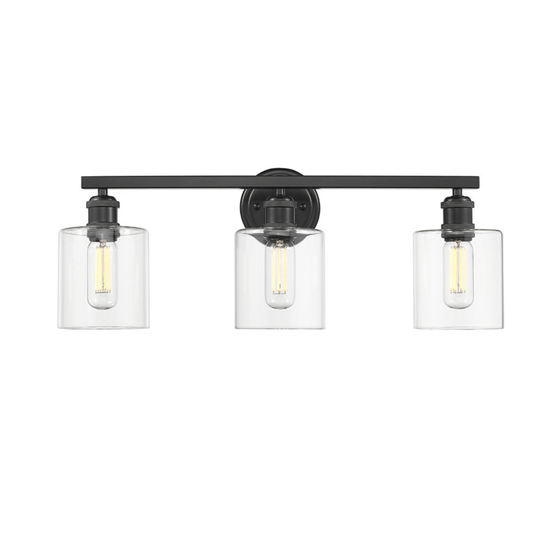 Rybicki 3 - Light Dimmable Vanity Light, Matte Black