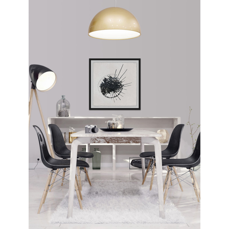 Allora «Into Space», reproduction de peinture à l'aquarelle encadrée, H 12 po x l 12 po x P 1,5 po