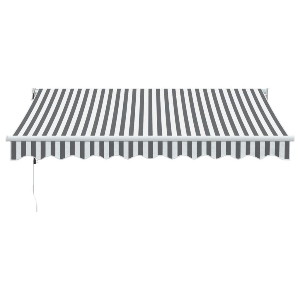 Retractable Awning Anthracite Fabric&Aluminium