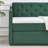 Twin Size Daybed with Trundle, Upholstered Tufted Sofa Bed with Waved Shape Arms, Green, Space-Saving Sofa Bed for Bedroom or Living Room (80.5"x44.5"x33.5")-1984913117