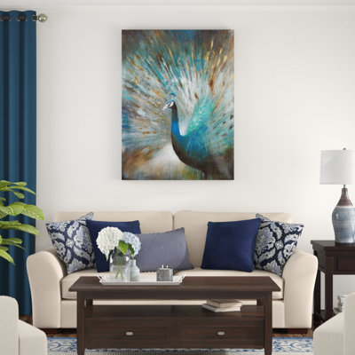 " Peacock Prowess " Painting Print