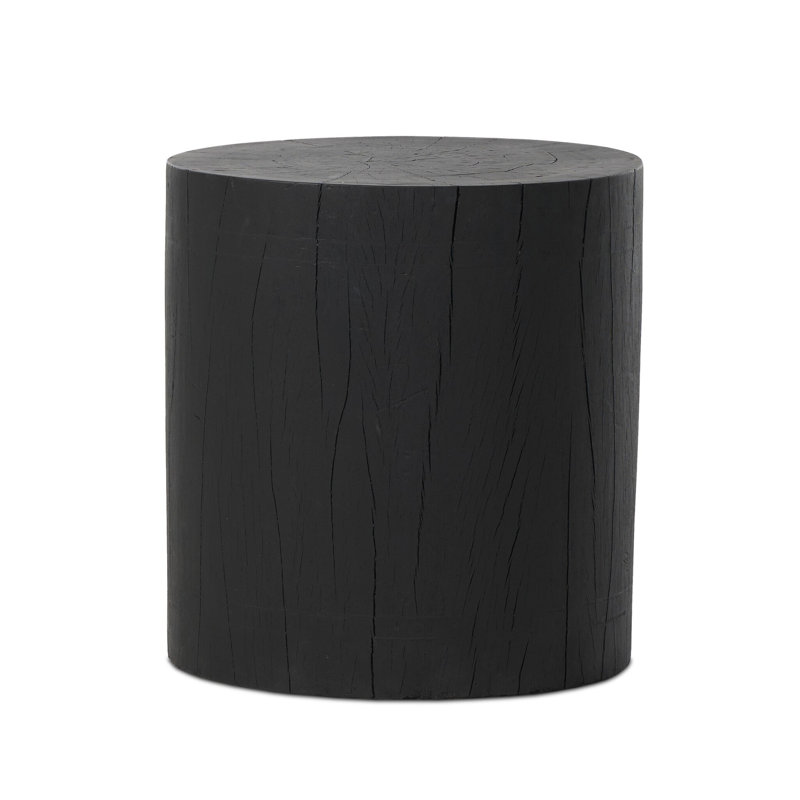 Layo End Table-Black Resin