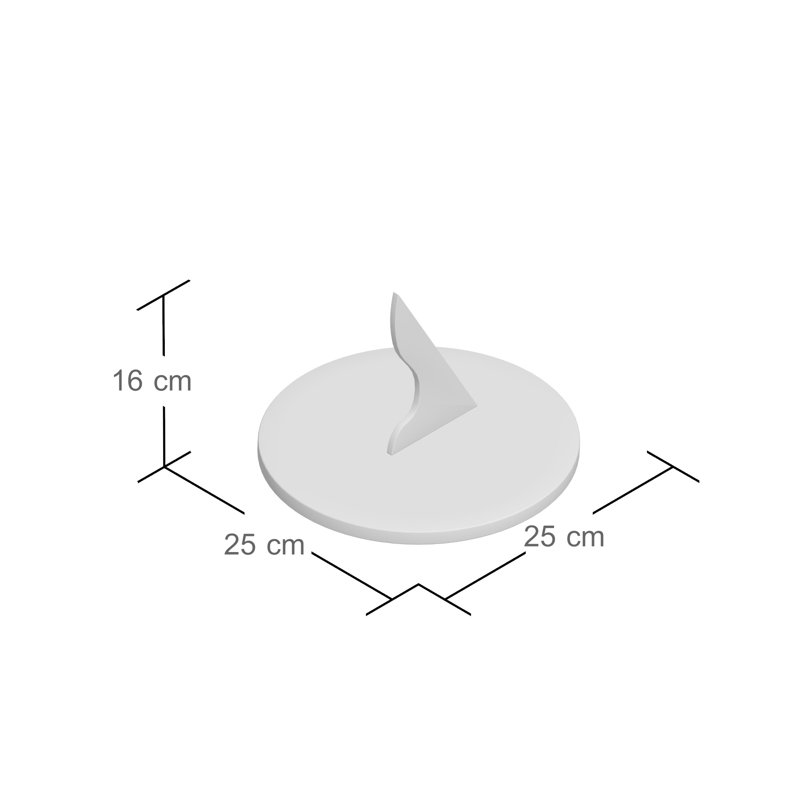 Round Slate Sundial