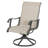 Patio 7 Pieces PVC-coated polyester Dining Set with Swivel Design, Umbrella Hole-1028435280