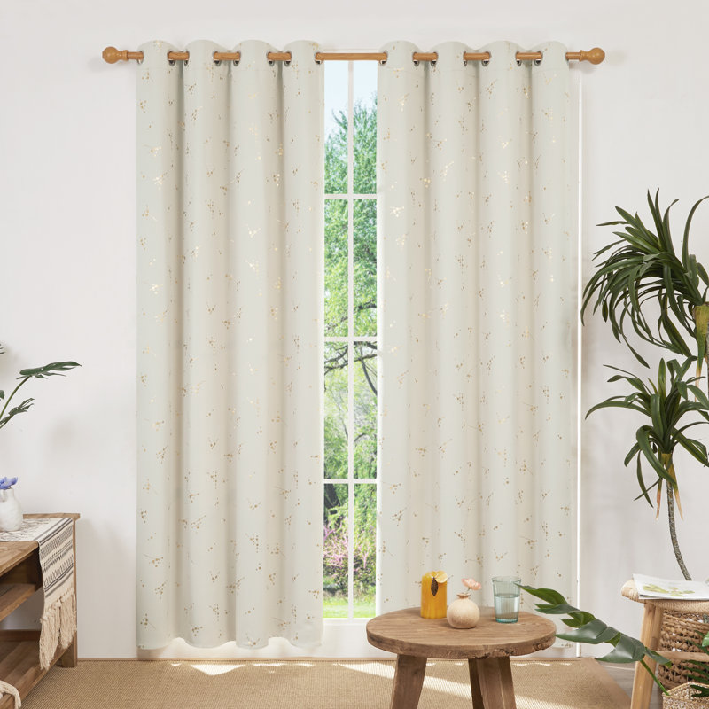 Bertie Room Darkening Thermal Curtains, Width 117 x Drop 183 cm, Taupe