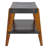 Aniston Upholstered Bench with Shelves