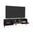Lebo 63" Wide Tv Stand With Two Pull Down Cabinets And Open Shelf