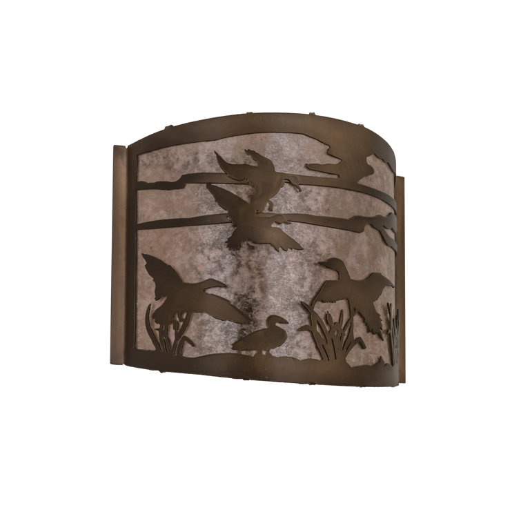 Rustic Lodge 1 - Light Flush Mounted Sconce