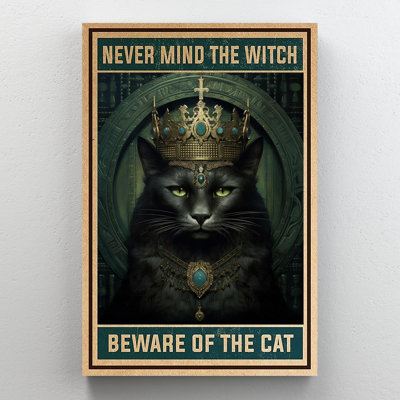 «Beware Of The Cat On Canvas», impression