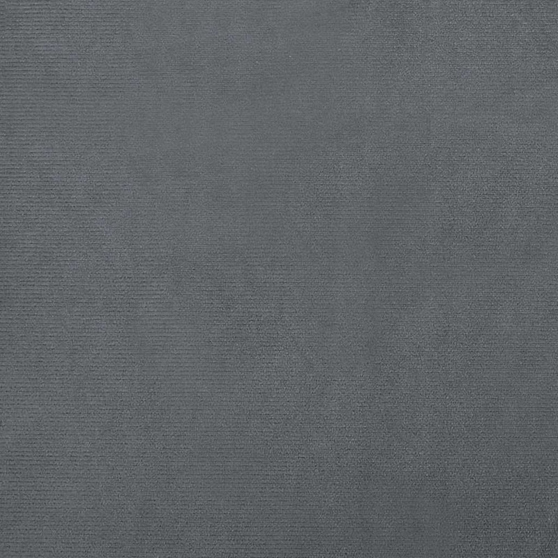 Lit pour chien en velours, Gris, H 8,3 po x l 39,4 po x P 19,7 po