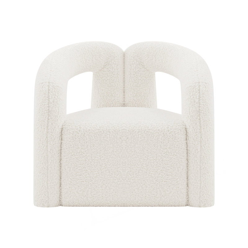 Méridienne Darian Boucle, Blanc
