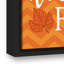«Hello Fall Chevron», reproduction d'art textuel sur toile-23590524-23590530
