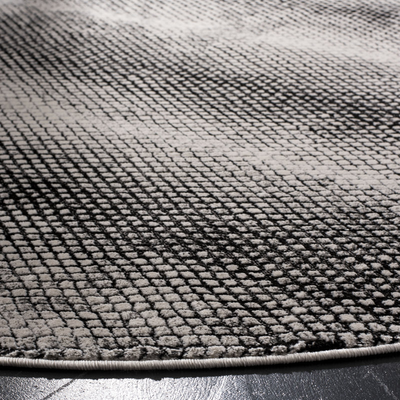 Kearney Performance Abstract Rug, Round 6'7"