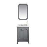 Queen 24" Single Bathroom Vanity Set with Mirror