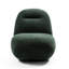 Fauteuil pivotant en velours confortable Comfy-120912688