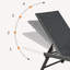 Chaise longue d'extérieur en alliage d'aluminium Njomza-1847035216