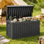 Coffre de terrasse en résine 95 gallons-132540397