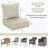 24"W X 24"D Outdoor Deep Seating Cushions 6.5” Indoor/Outdoor Seat And Back Cushion, Cushions Only-114072533