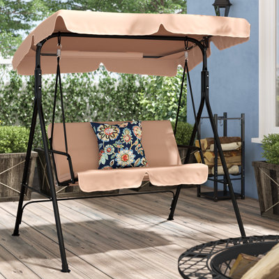 2 Person Porch Swing with Canopy