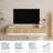 Floating TV Stand Wall Mounted with 16 Color LEDs, Large Storage, and Strong Load-Bearing for Modern Living-704880457-708934098