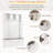 4-In-1 Hall Tree With 6 Golden Hooks-393671231