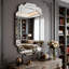 Grand miroir mural pour décor, miroir horizontal ou vertical sans cadre