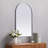 Sabine Metal Arch Wall Mirror-272105435-272105436