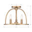 Aleena 3 Light Black Ceiling Mount-1228920541