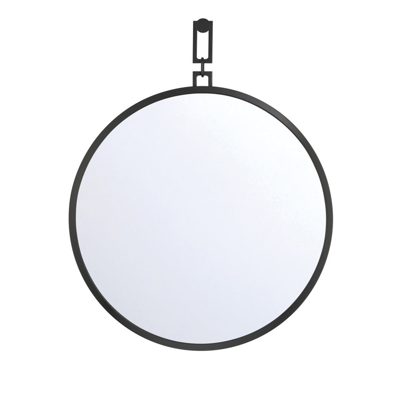 Miroir noir mat 40 po Brian Patrick Flynn Alston