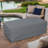 Heavy Duty Multipurpose Outdoor Rectangle FirePit Cover, Durable UV Resistant Patio Waterproof Cover Suitable For LAUREAN AEGEAN  Belle-150878659-150878660
