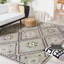 Tapis rétro en jute à tissage plat Goodsell-1186145110