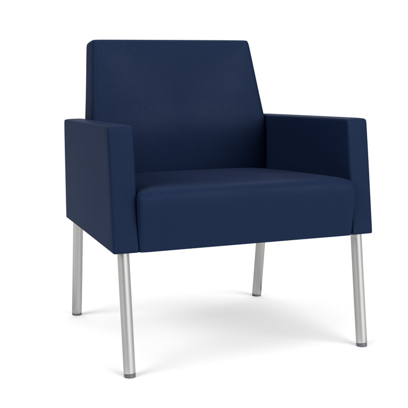 Fauteuil de réception Mystic, Argent argent, Modena encre