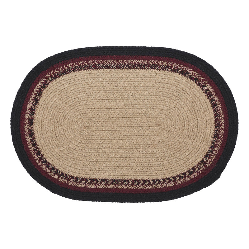 Connell Geometric Oval Placemat, 13" x 19"