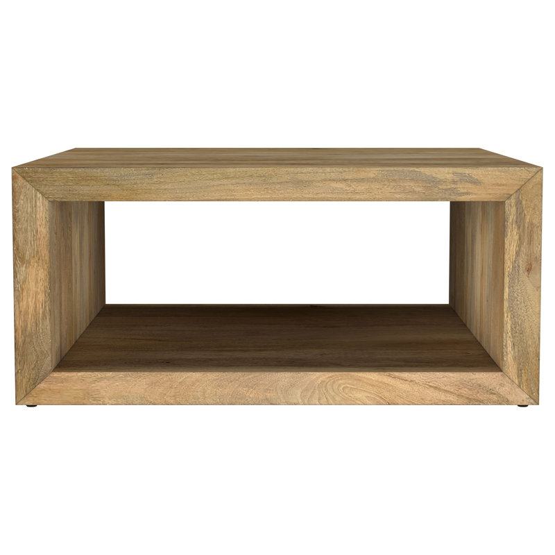 Table basse carrée naturelle Mesa