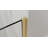 34" X 74" Single Fixed Glass Shower Panel, 3/8" SGCC Thick Tempered Glass Shower Glass Door Gold-114265586-119319578