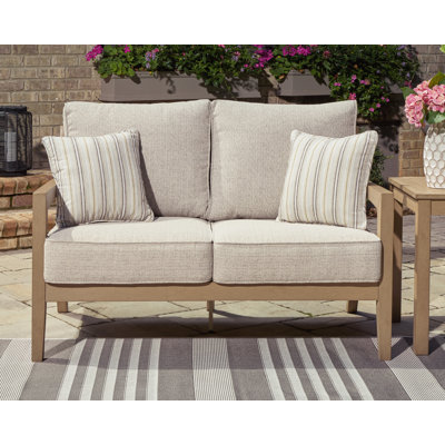 Causeuse d'extérieur avec coussin Frankie