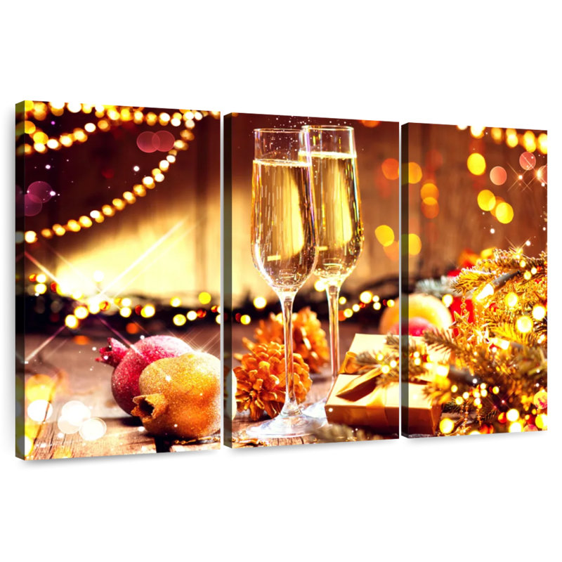 Célébrations de champagne Yarlin, H 42 po x l 65 po