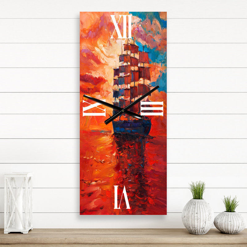 Horloge murale Frigat pendant la soirée, Petit