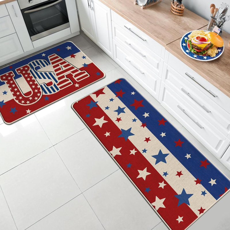 Kalyanna Water Resistant Non-Skid Kitchen Mat