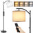 63'' LED Arched/Arc Floor Lamp With Remote Switch And Foot Switch-432904443