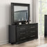 Commode 6 tiroirs avec miroir Gahla