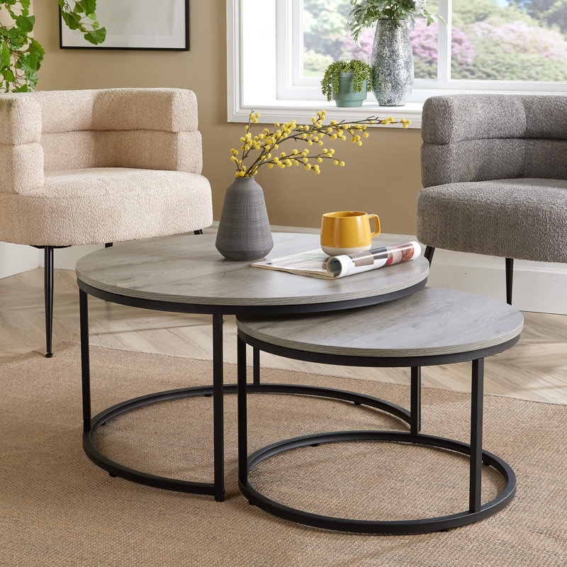 Eilert Frame Coffee Table, Grey Oak Effect