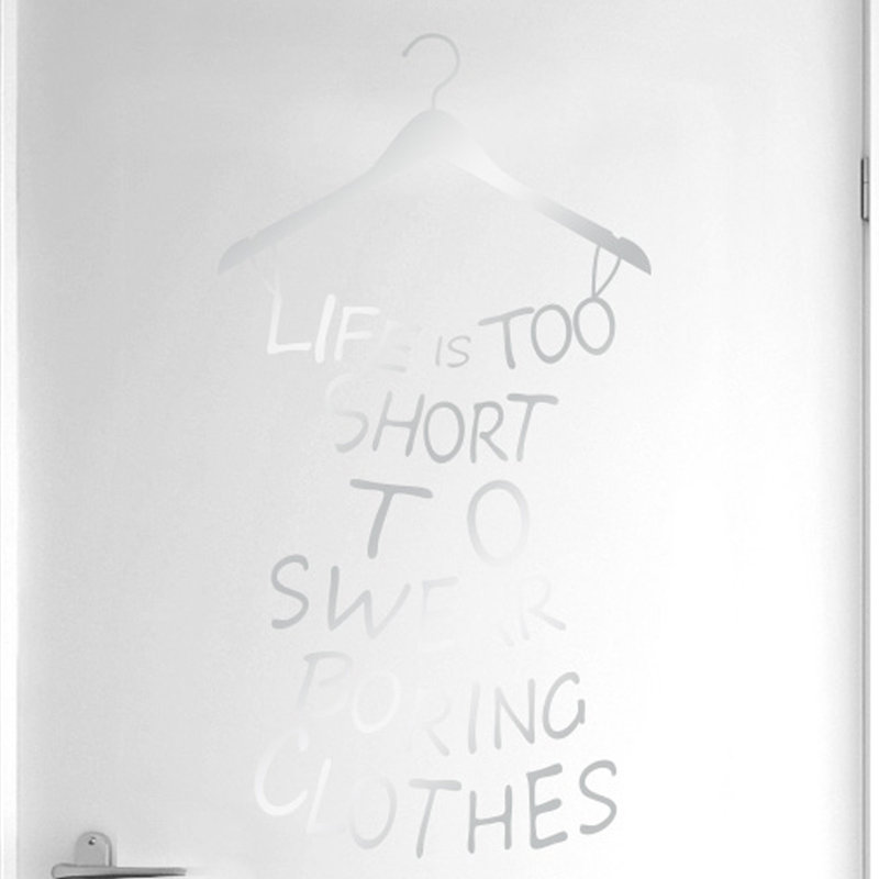 Wall Decal, Shiny Silver